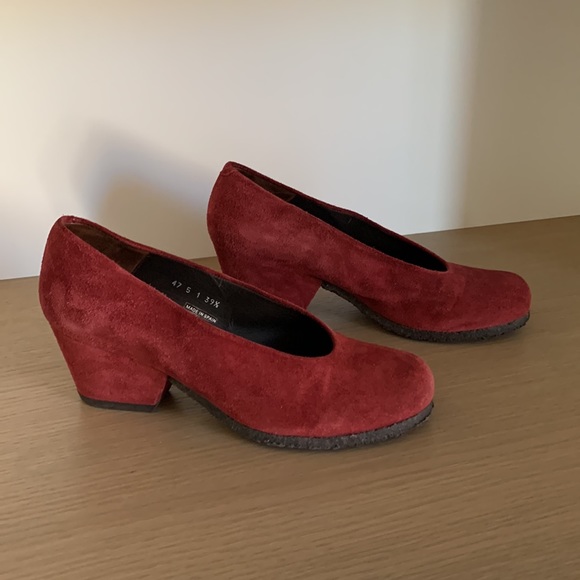 Medium heel Audley London Shoes Size 39.5 Made in Spain - Picture 10 of 13